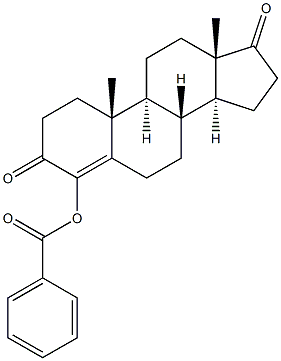 4-(Benzoyloxy)androst-4-ene-3,17-dione Struktur