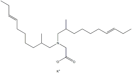 N,N-Bis(2-methyl-7-decenyl)glycine potassium salt Struktur