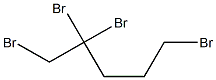 1,2,2,5-Tetrabromopentane Struktur