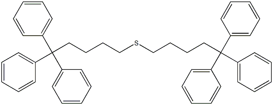 (Triphenylmethyl)butyl sulfide Struktur