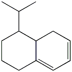 1,2,3,4,4a,5-Hexahydro-4-isopropylnaphthalene Struktur