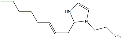 1-(2-Aminoethyl)-2-(2-octenyl)-4-imidazoline Struktur