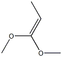 1,1-Dimethoxy-1-propene Struktur