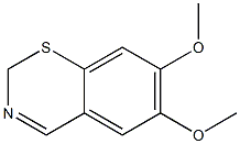 6,7-Dimethoxy-2H-1,3-benzothiazine Struktur