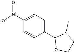 2-(4-Nitrophenyl)-3-methyloxazolidine Struktur