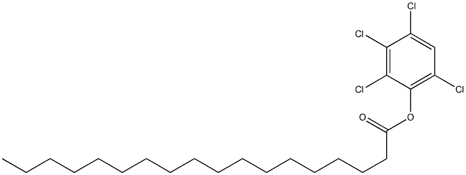 Octadecanoic acid 2,3,4,6-tetrachlorophenyl ester Struktur