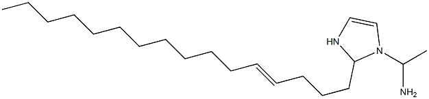 1-(1-Aminoethyl)-2-(4-hexadecenyl)-4-imidazoline Struktur