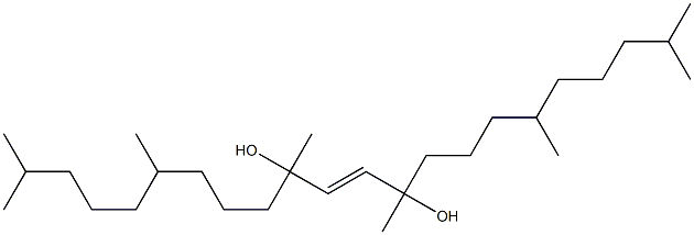 2,6,10,13,17,21-Hexamethyl-11-docosene-10,13-diol Struktur