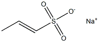 1-Propene-1-sulfonic acid sodium salt Struktur