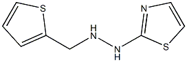 2-[2-(2-Thienylmethyl)hydrazino]thiazole Struktur