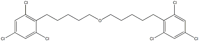 2,4,6-Trichlorophenylpentyl ether Struktur