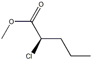 (R)-2-Chloropentanoic acid methyl ester Struktur