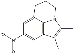 2,3-Dimethyl-5-nitro-1,7-trimethylene-1H-indole Struktur