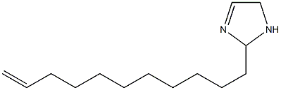 2-(10-Undecenyl)-3-imidazoline Struktur