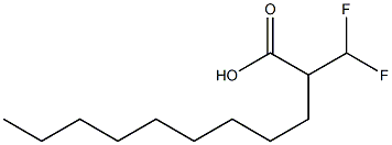 2-(Difluoromethyl)undecanoic acid Struktur