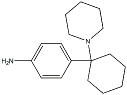 1-[1-(4-Aminophenyl)cyclohexyl]piperidine Struktur