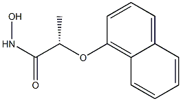 [S,(+)]-2-(1-Naphtyloxy)propanehydroxamic acid Struktur