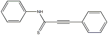 N,3-Diphenyl-2-propynethioamide Struktur