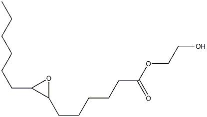 7,8-Epoxymyristic acid 2-hydroxyethyl ester Struktur