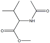 2-(Acetylamino)-3-methylbutanoic acid methyl ester Struktur