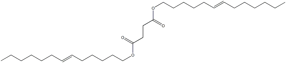 Succinic acid di(6-tridecenyl) ester Struktur