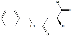 [S,(-)]-N'-Benzyl-2-hydroxy-N-methylsuccinamide Struktur