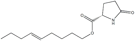 (S)-5-Oxopyrrolidine-2-carboxylic acid 5-nonenyl ester Struktur