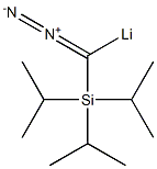 Diazo(triisopropylsilyl)(lithio)methane Struktur