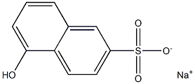 5-Hydroxy-2-naphthalenesulfonic acid sodium salt Struktur