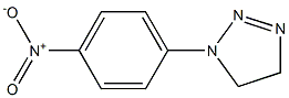 4,5-Dihydro-1-(4-nitrophenyl)-1H-1,2,3-triazole Struktur