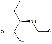 (R)-2-(Formylamino)-3-methylbutyric acid Struktur