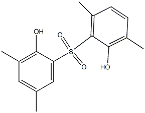 2,2'-Dihydroxy-3,3',5,6'-tetramethyl[sulfonylbisbenzene] Struktur