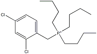 Tributyl[(2,4-dichlorophenyl)methyl]phosphonium Struktur