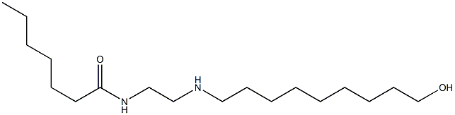 N-[2-[(9-Hydroxynonyl)amino]ethyl]heptanamide Struktur