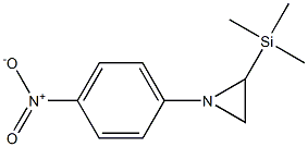 1-(4-Nitrophenyl)-2-(trimethylsilyl)aziridine Struktur