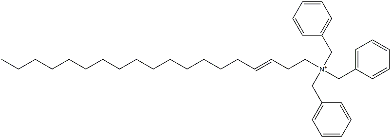 (3-Nonadecenyl)tribenzylaminium Struktur