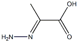 2-Hydrazonopropionic acid Struktur