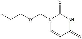 1-Propoxymethyluracil Struktur