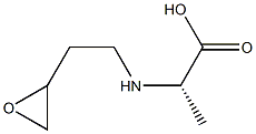 N-(3,4-Epoxybutan-1-yl)-L-alanine Struktur