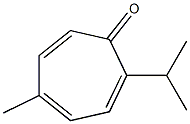 2-Isopropyl-5-methyl-2,4,6-cycloheptatrien-1-one Struktur