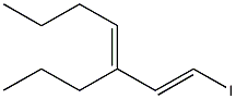 (3E)-1-Iodo-3-propyl-1,3-heptadiene Struktur