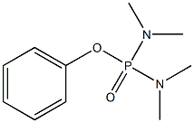 Di(dimethylamino)phosphinic acid (phenyl) ester Struktur