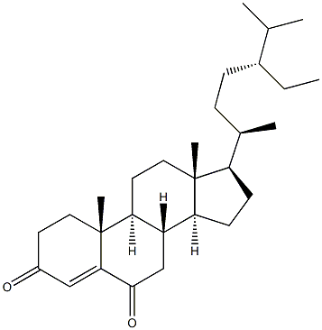 Stigmasta-4-ene-3,6-dione Struktur