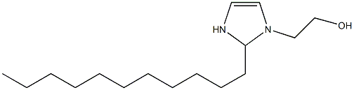 2-Undecyl-4-imidazoline-1-ethanol Struktur