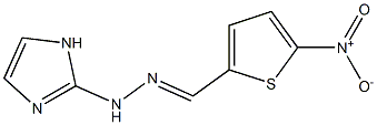 5-Nitro-2-[(1H-imidazol-2-ylamino)iminomethyl]thiophene Struktur