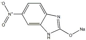 6-Nitro-2-sodiooxy-1H-benzimidazole Struktur