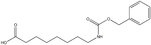 8-(Benzyloxycarbonylamino)octanoic acid Struktur