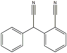 (2-Cyanophenyl)(phenyl)acetonitrile Struktur