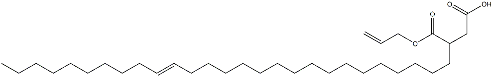 3-(17-Heptacosenyl)succinic acid 1-hydrogen 4-allyl ester Struktur