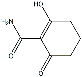 2-Hydroxy-6-oxo-1-cyclohexene-1-carboxamide Struktur